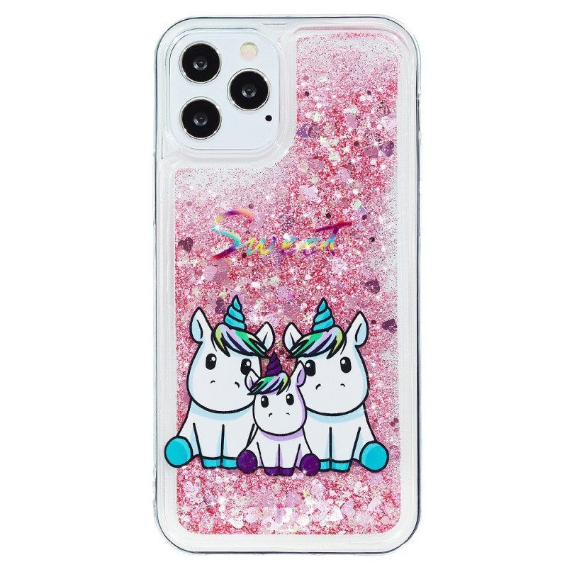 Θήκη iPhone 15 Pro Unicorn Glitter